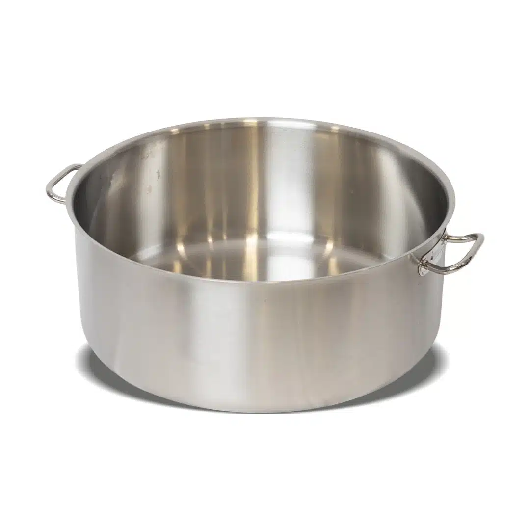 Olla mediana de acero inoxidable